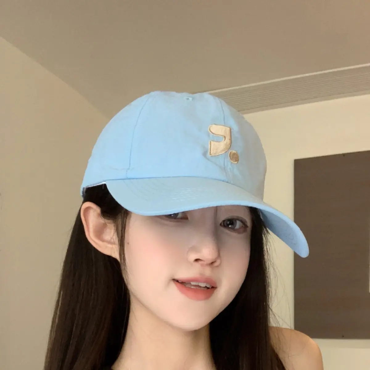 Women Baseball Cap Gray Letter Embroidered Summer Casual - Image 9