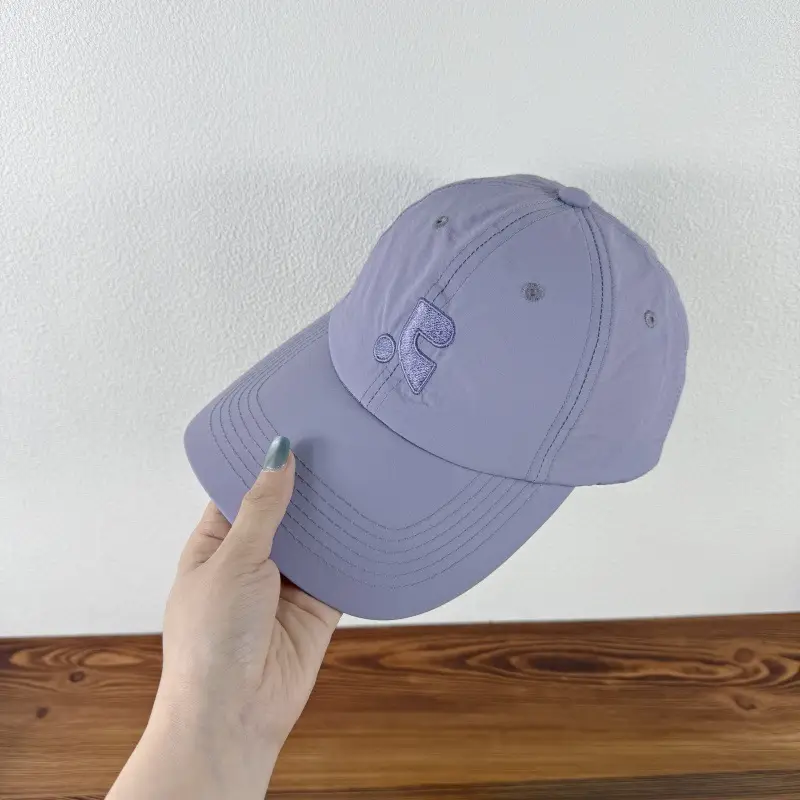 Women Baseball Cap Gray Letter Embroidered Summer Casual - Image 3