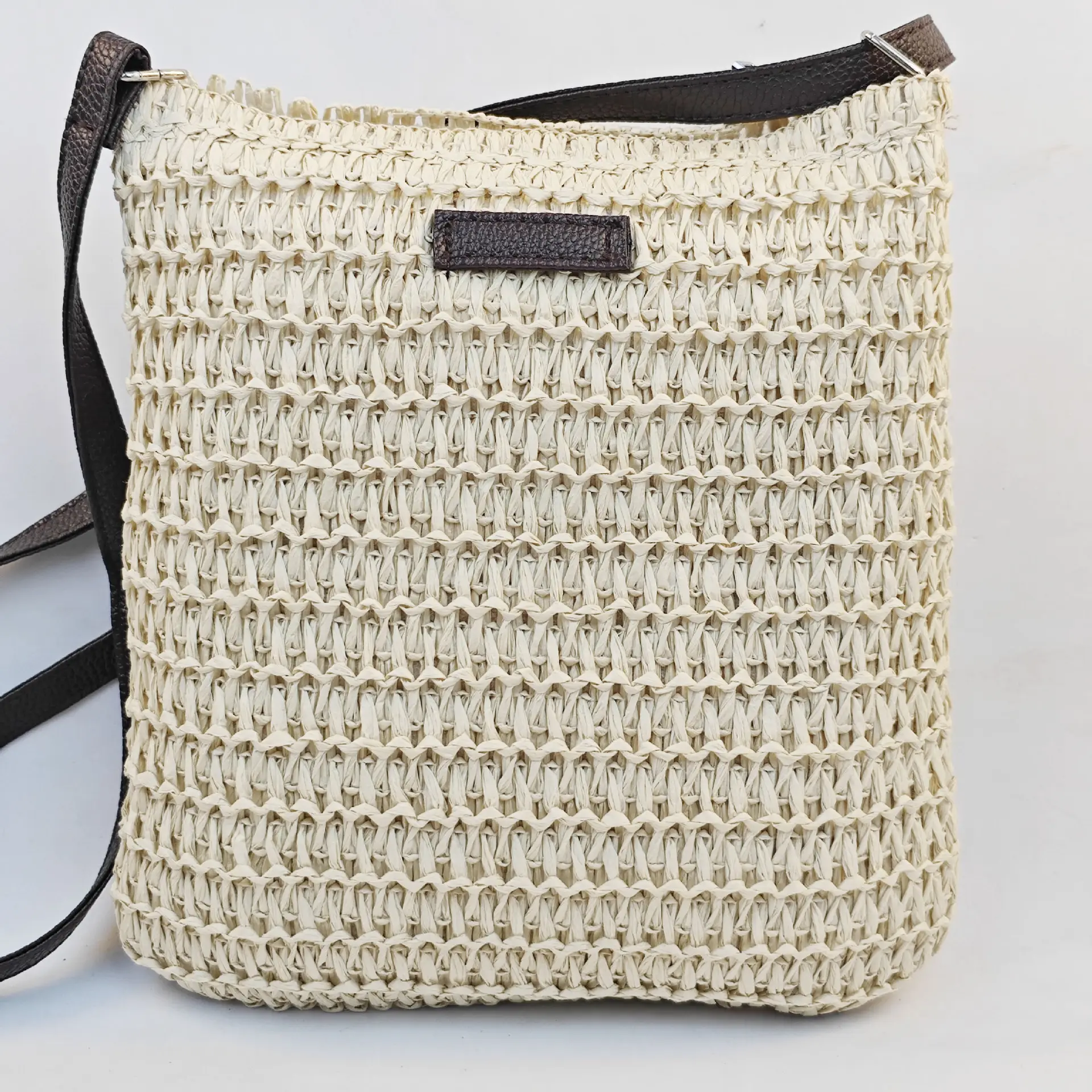 Hand-Woven Straw Crossbody Bag for Women — feature 10