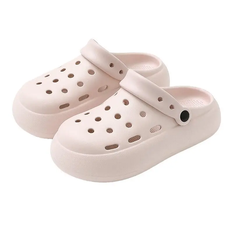 2026 New Model Solid Color Thickened Clogs for Women, Soft Closed-Toe Outdoor Slippers, Eva Home Sandals - Image 9