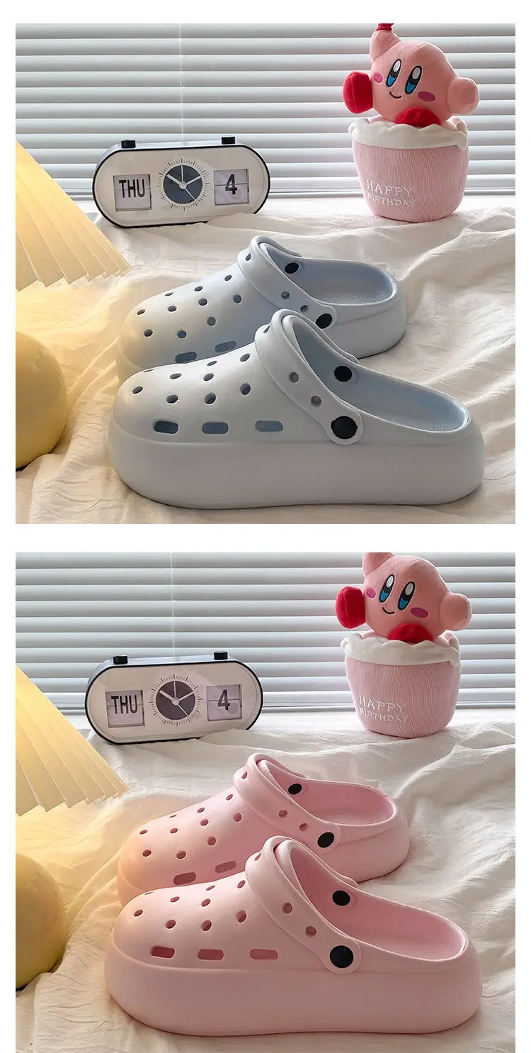 2026 New Model Solid Color Thickened Clogs for Women, Soft Closed-Toe Outdoor Slippers, Eva Home Sandals — feature 17