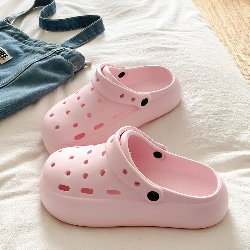 2026 New Model Solid Color Thickened Clogs for Women, Soft Closed-Toe Outdoor Slippers, Eva Home Sandals — feature 25
