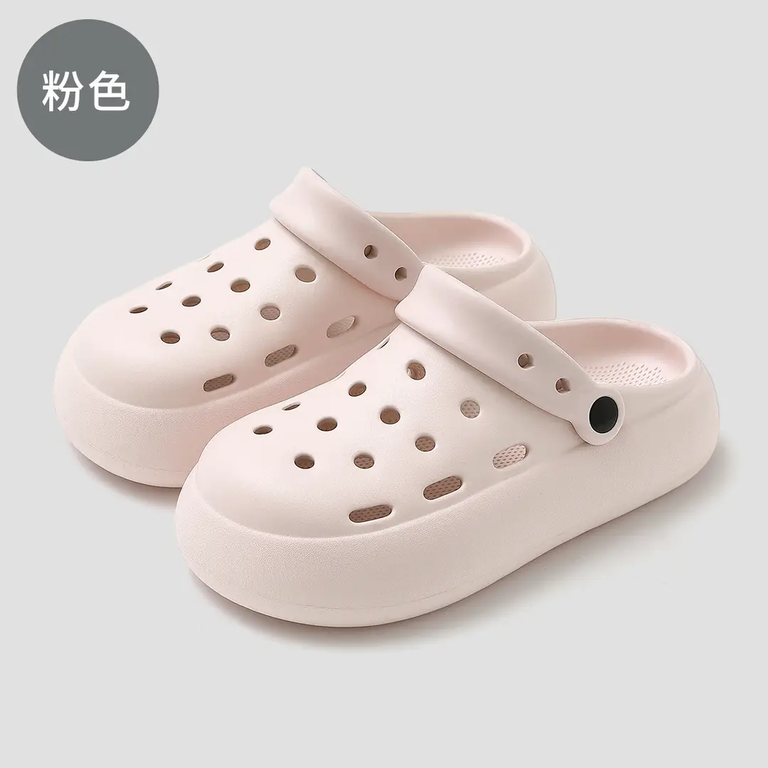 2026 New Model Solid Color Thickened Clogs for Women, Soft Closed-Toe Outdoor Slippers, Eva Home Sandals - Image 3