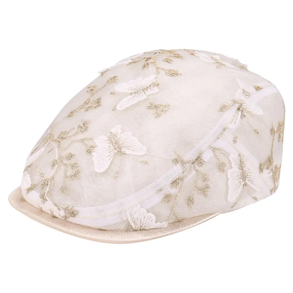 2025 New Butterfly Printed Mesh Cap Black White