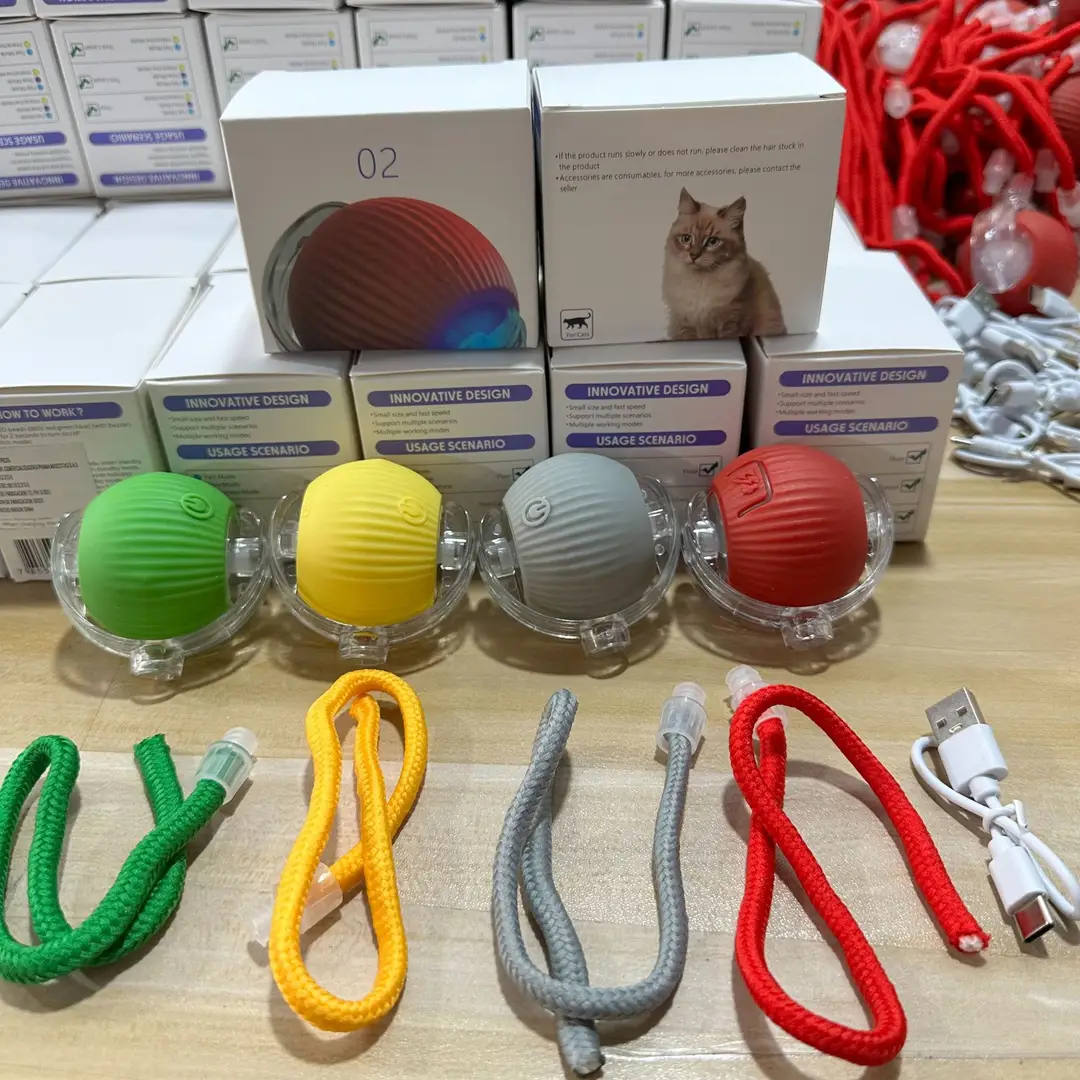 Cross-Border Pet Toy Ball, Cat Ball, Dog and Cat Self-Entertainment Gadget, Pet Toy, Pet Supplies, Cat Toy — feature 1