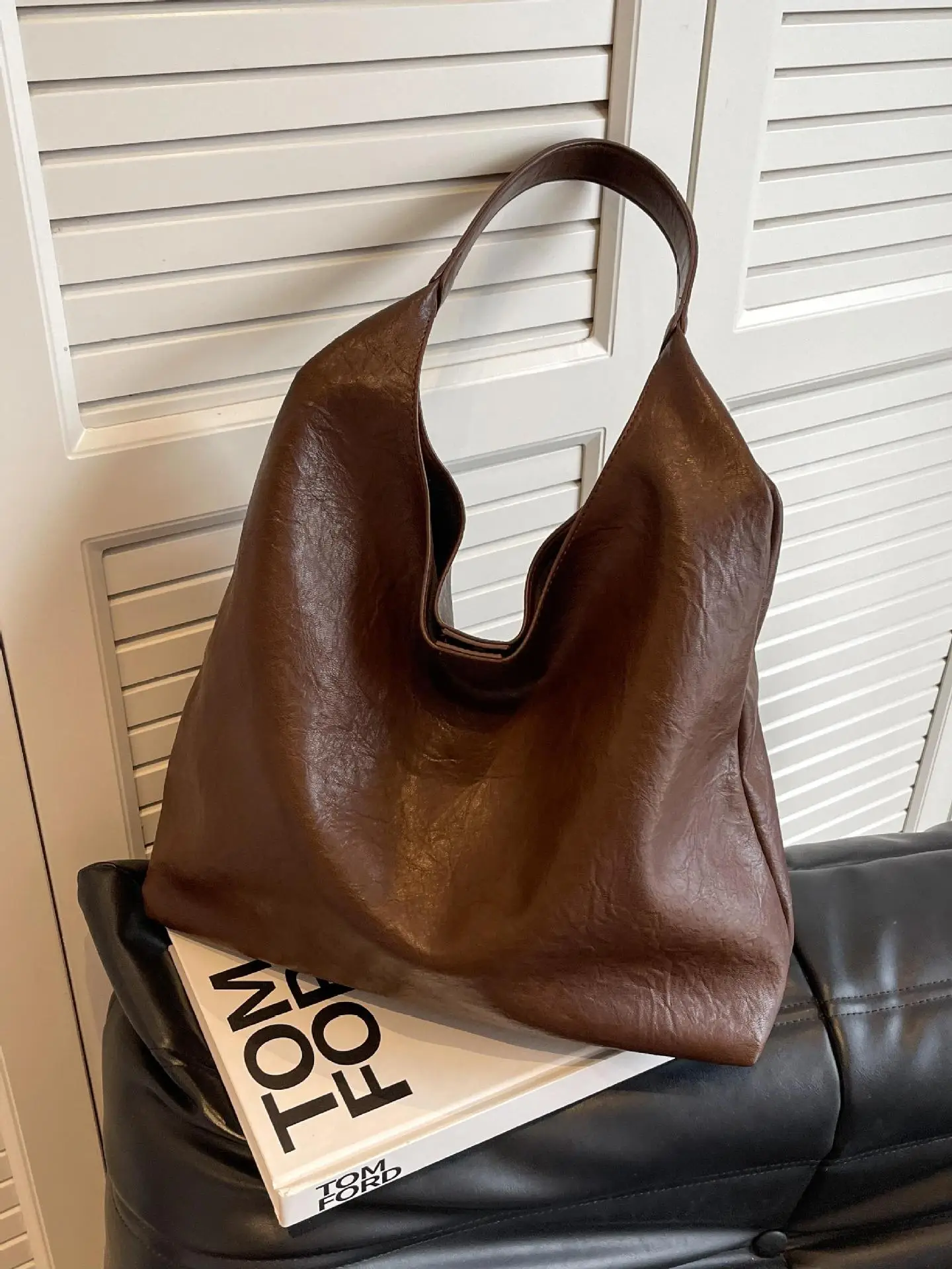 Brown Leather Crossbody Bag for Women 2025 - Image 8