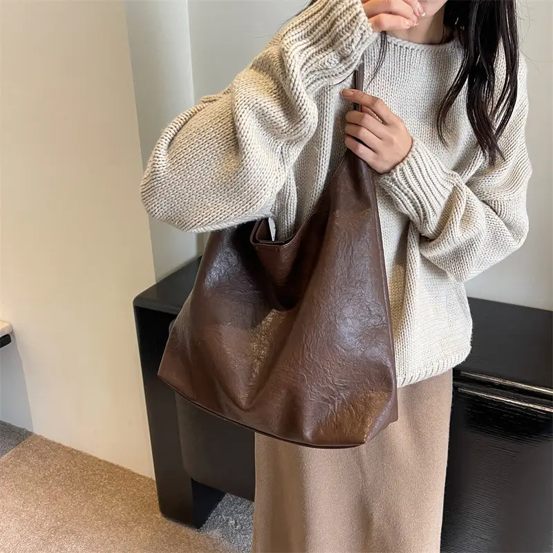 Brown Leather Crossbody Bag for Women 2025 - Image 3