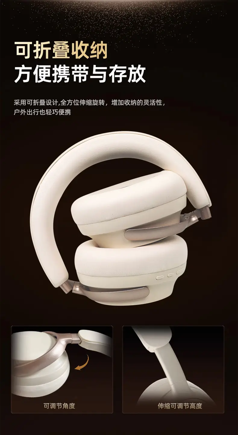 Panoopa White Bluetooth Headset with 17 Speakers β feature 10