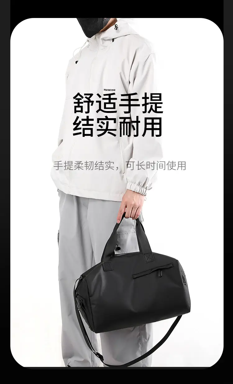 Pink Waterproof Sports Bag for Women & Men — feature 10