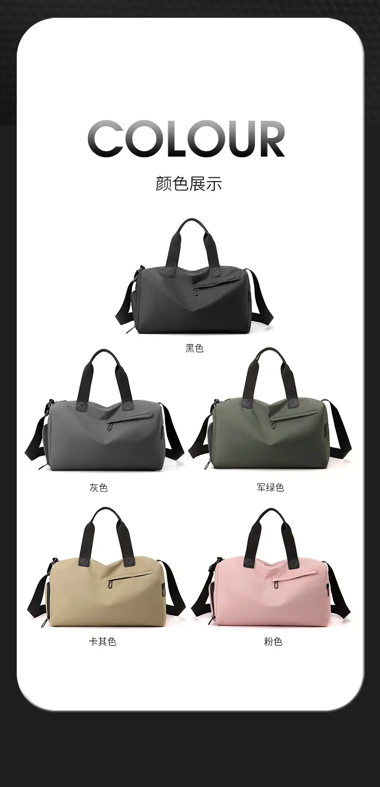 Pink Waterproof Sports Bag for Women & Men — feature 13