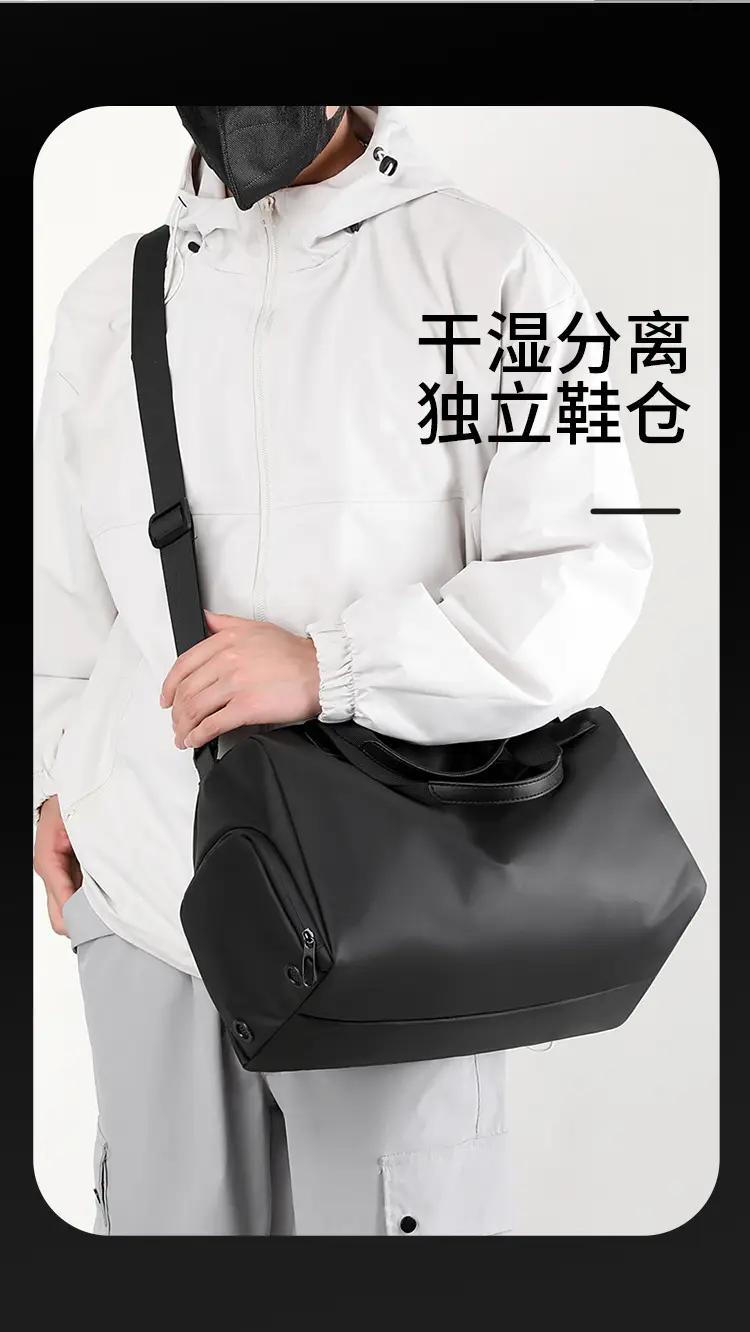 Pink Waterproof Sports Bag for Women & Men — feature 3