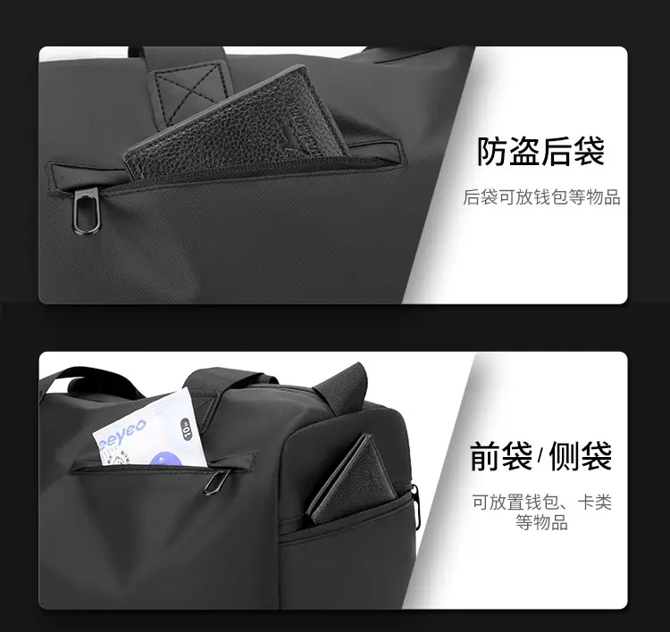 Pink Waterproof Sports Bag for Women & Men — feature 6