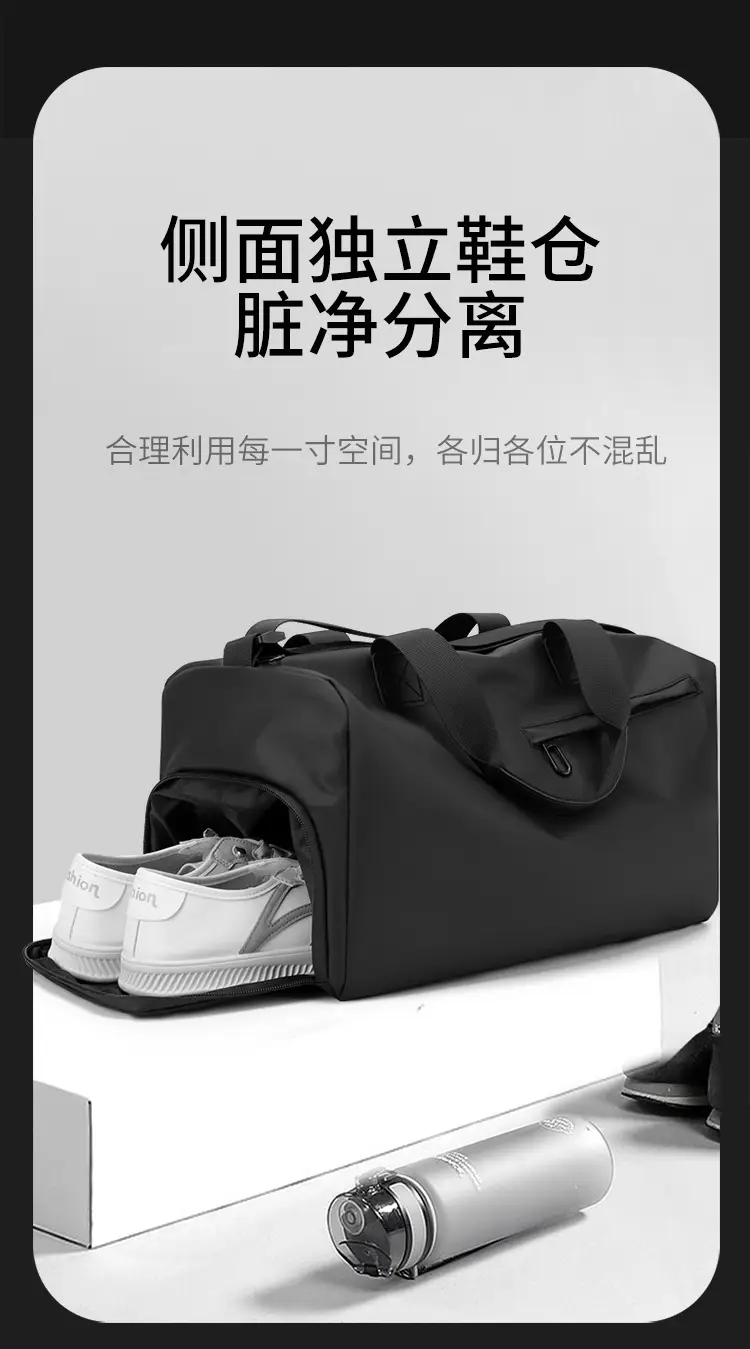 Pink Waterproof Sports Bag for Women & Men — feature 8