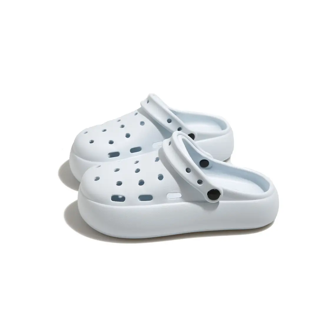 Summer Travel Simple Versatile Non-Slip Eva Soft Thick-Soled Outdoor Clogs Essential Height-Increasing Closed-Toe Mules for Women - Image 45