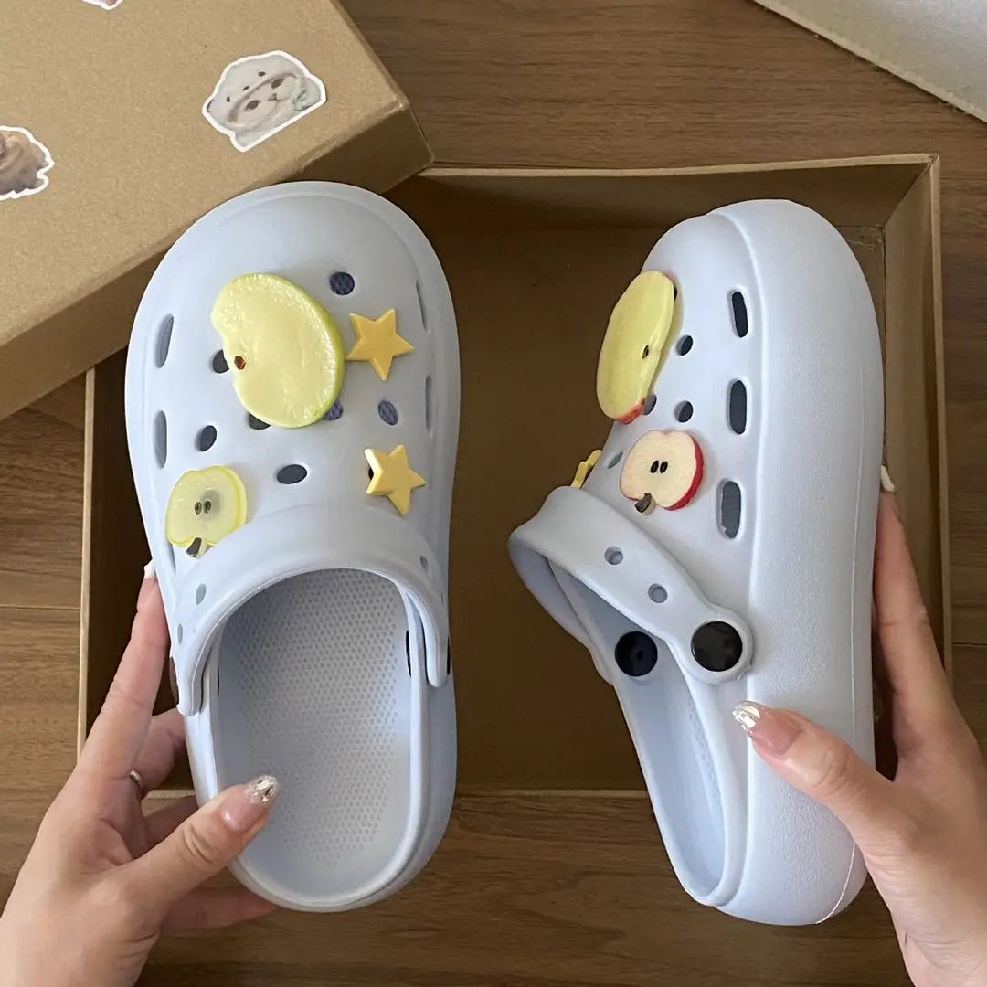 Summer Travel Simple Versatile Non-Slip Eva Soft Thick-Soled Outdoor Clogs Essential Height-Increasing Closed-Toe Mules for Women - Image 24