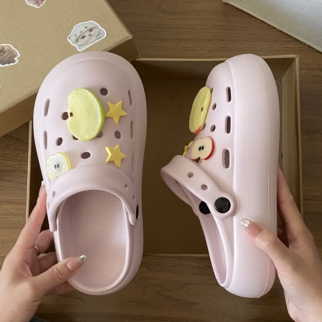Summer Travel Simple Versatile Non-Slip Eva Soft Thick-Soled Outdoor Clogs Essential Height-Increasing Closed-Toe Mules for Women - Image 25