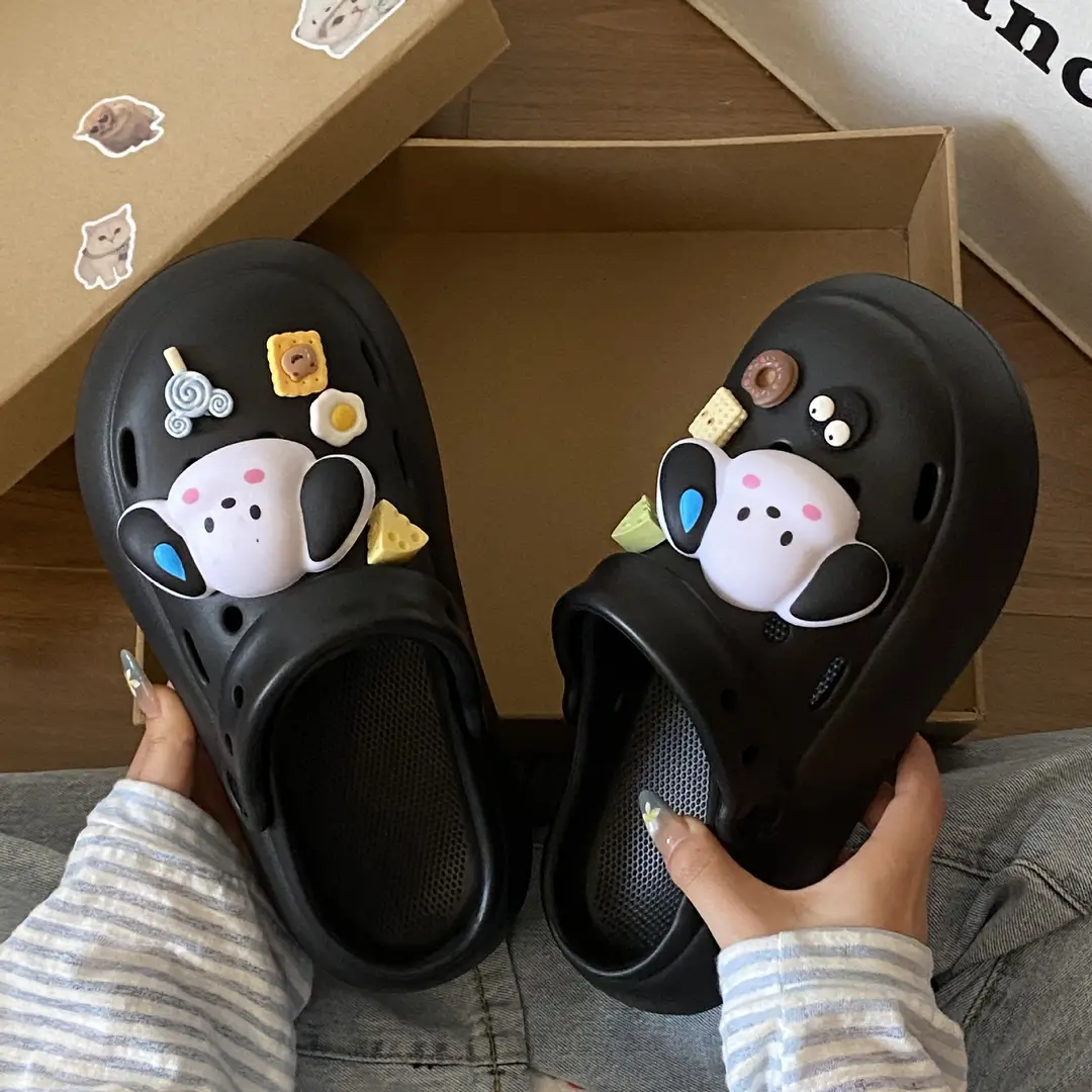 Summer Travel Simple Versatile Non-Slip Eva Soft Thick-Soled Outdoor Clogs Essential Height-Increasing Closed-Toe Mules for Women - Image 27