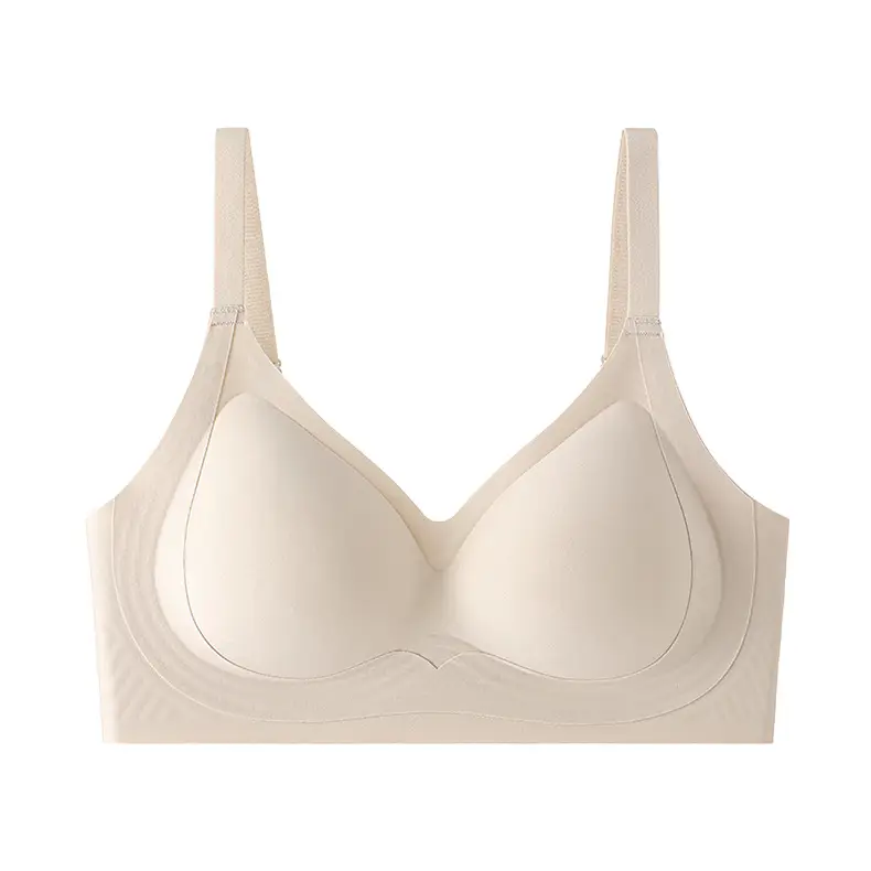 Live Broadcast Popular Summer Liquid Foundation Nude Seamless Intimates Women's Jelly Soft Support No Rims Super Soft Thin Bra — feature 17