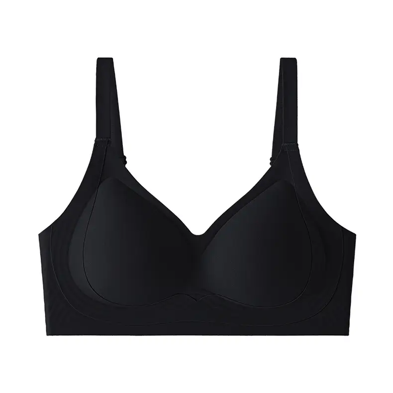 Live Broadcast Popular Summer Liquid Foundation Nude Seamless Intimates Women's Jelly Soft Support No Rims Super Soft Thin Bra — feature 19