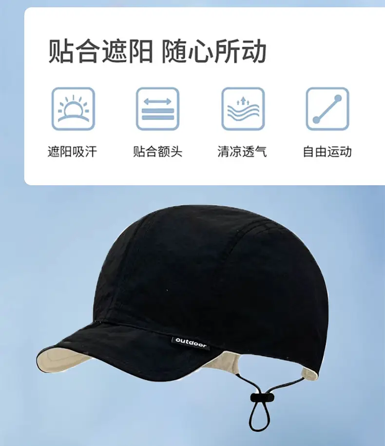Reversible Sun Hat Green Yellow Lightweight Breathable — feature 4