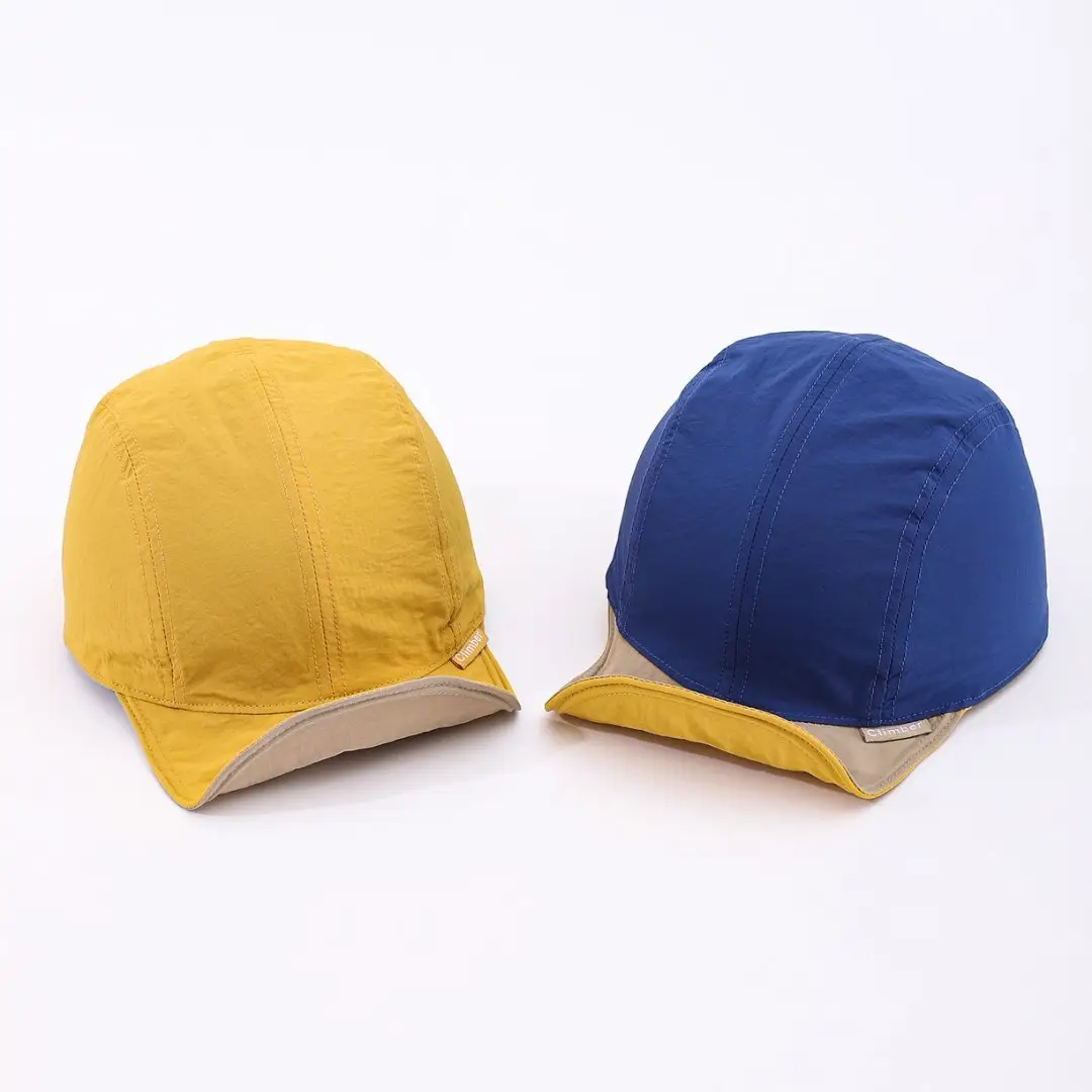 Reversible Sun Hat Green Yellow Lightweight Breathable - Image 6