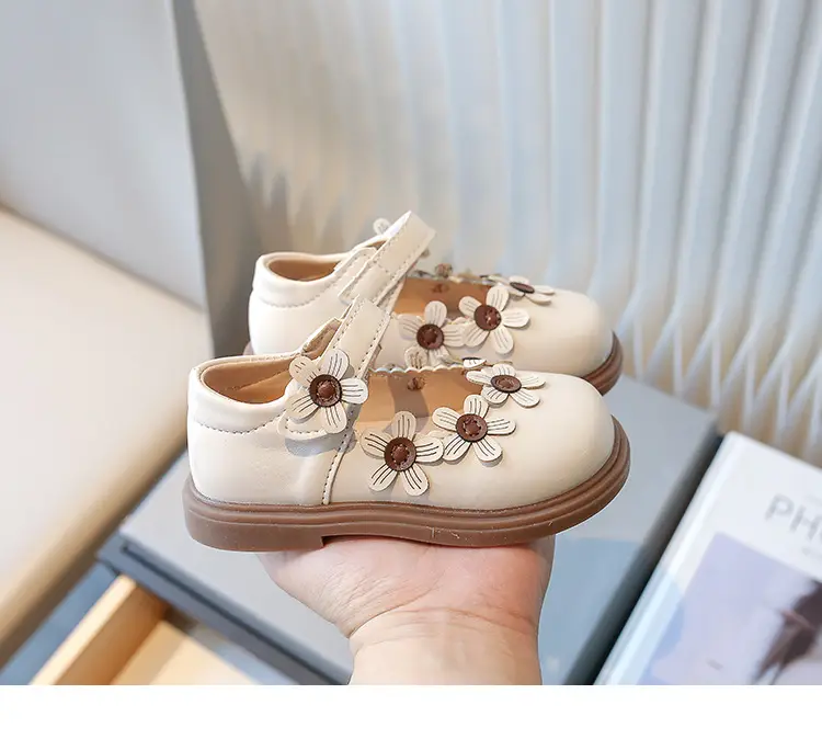 Baby Girl Floral Flat Shoes Small 1-3Yrs — feature 8