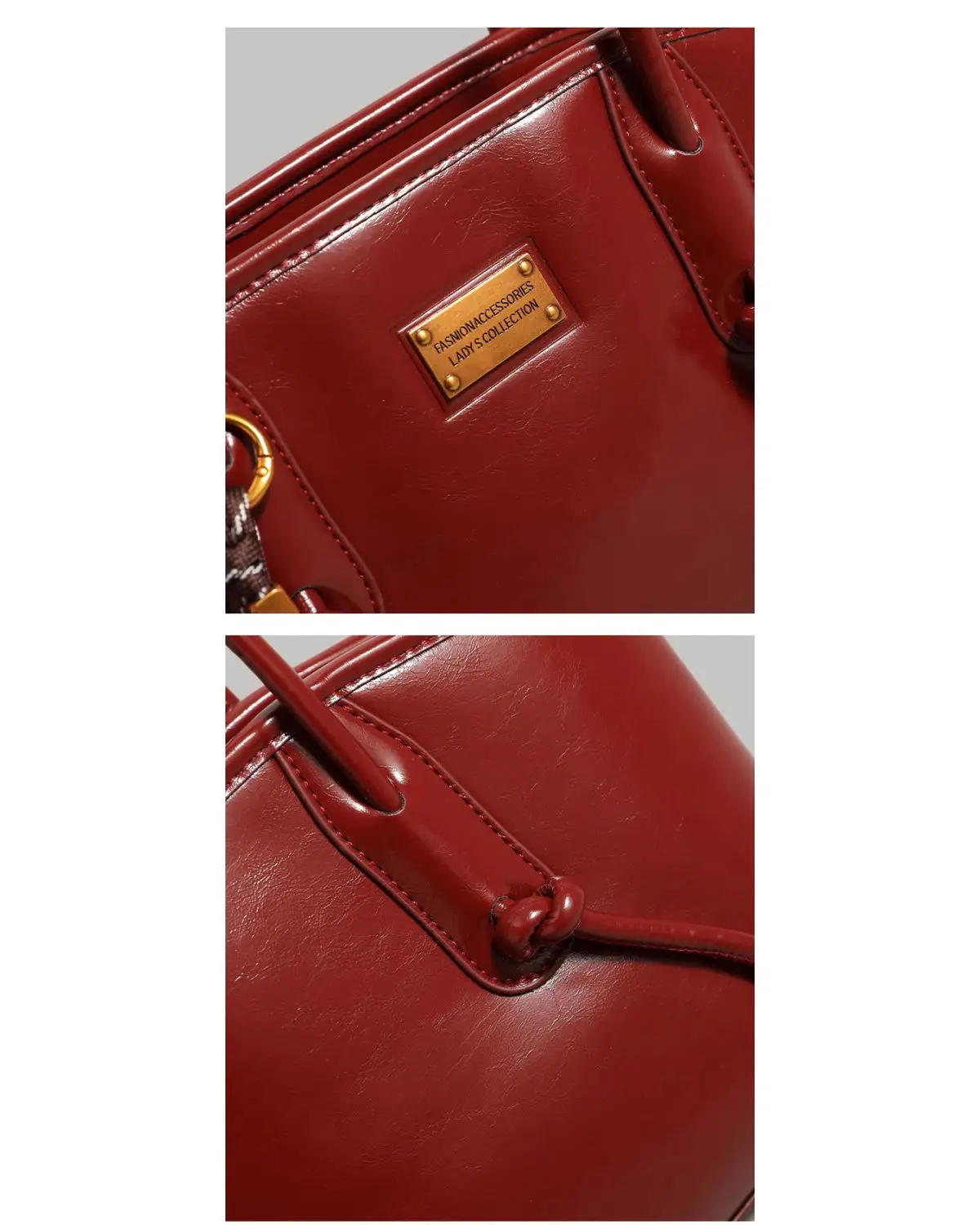 Red Festive Bridal Wedding Tote Bag Large Capacity — feature 11