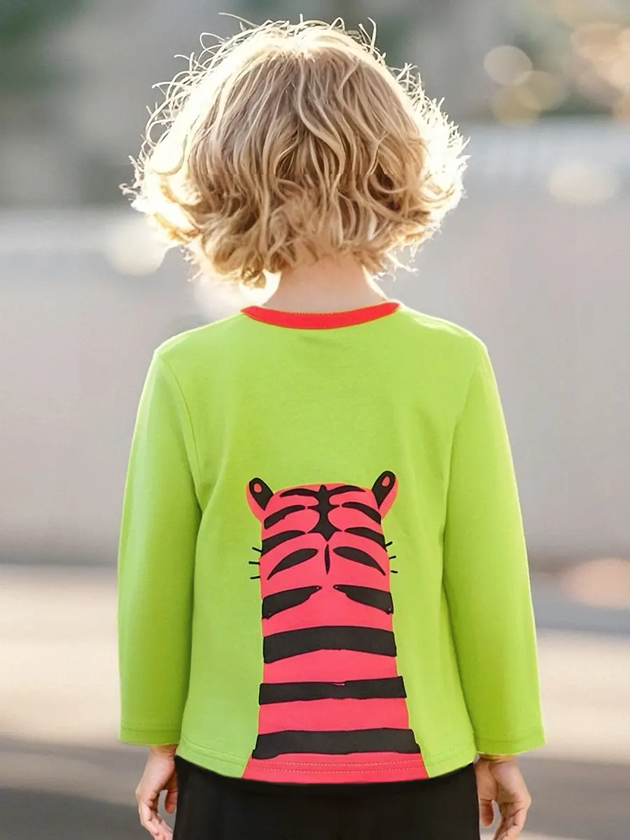 Little Maven Autum Cartoon T-Shirt for Boys - Image 3