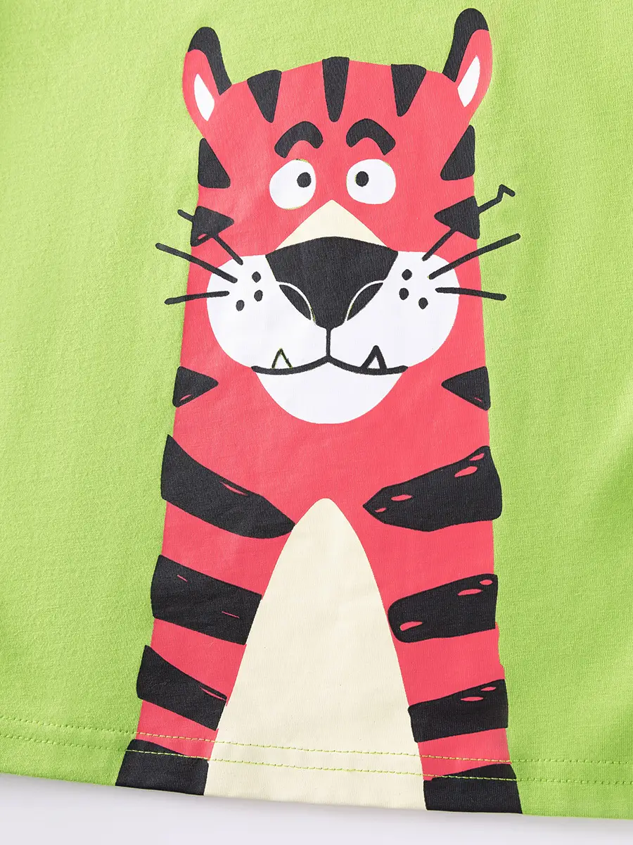 Little Maven Autum Cartoon T-Shirt for Boys - Image 4
