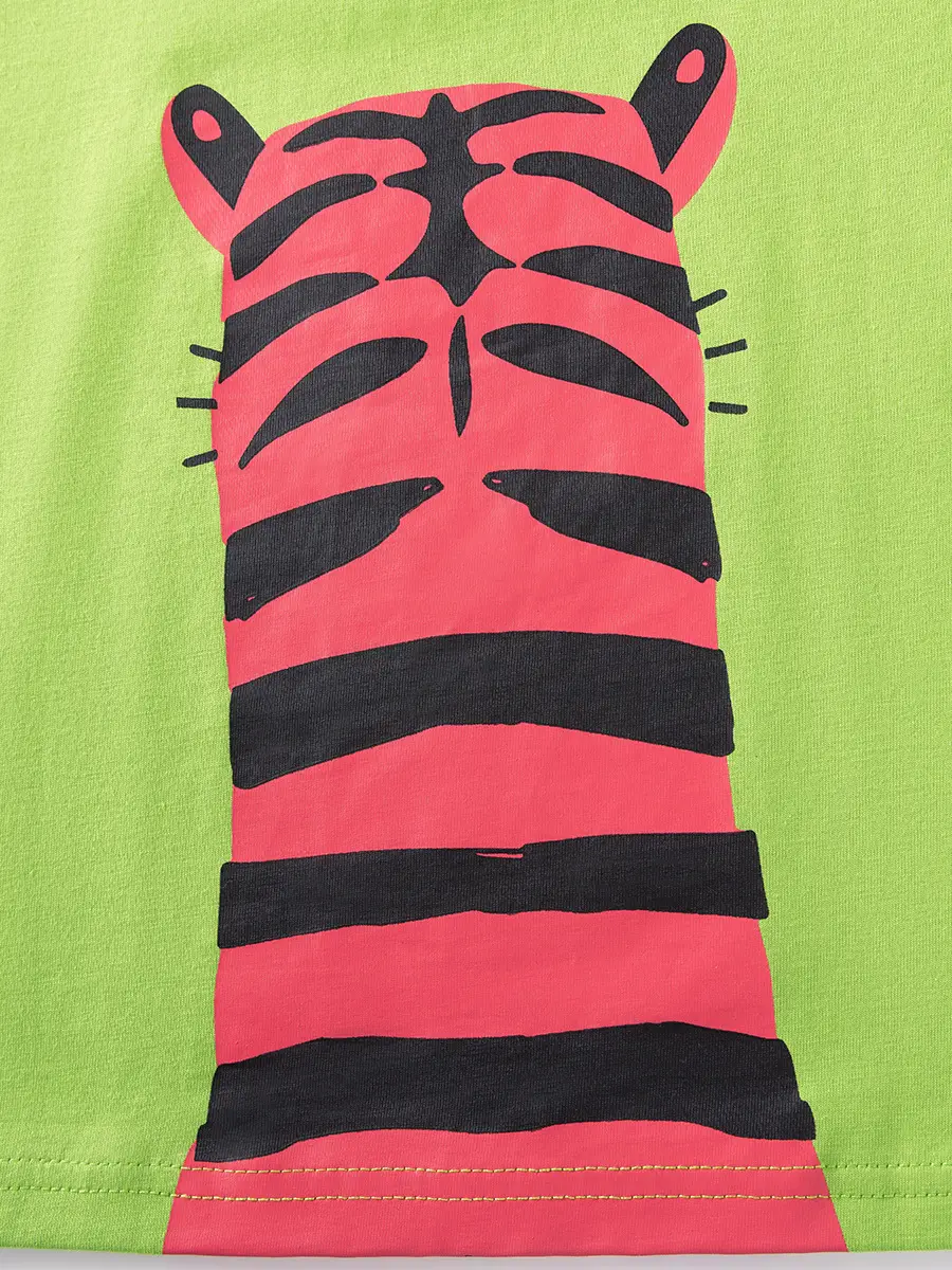 Little Maven Autum Cartoon T-Shirt for Boys - Image 5