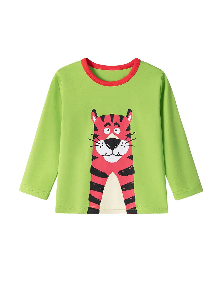Little Maven Autum Cartoon T-Shirt for Boys - Image 6