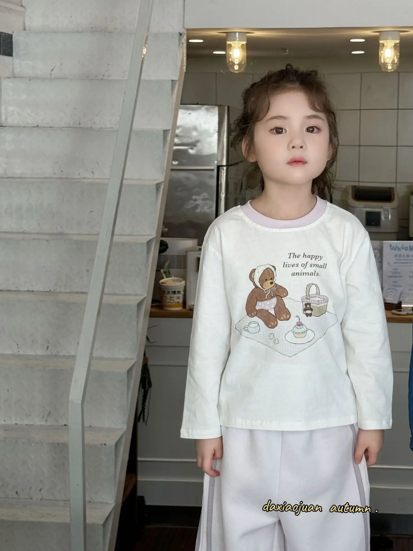 Girls Raglan Sleeve T-Shirt Spring Autumn Color Blocking — feature 17