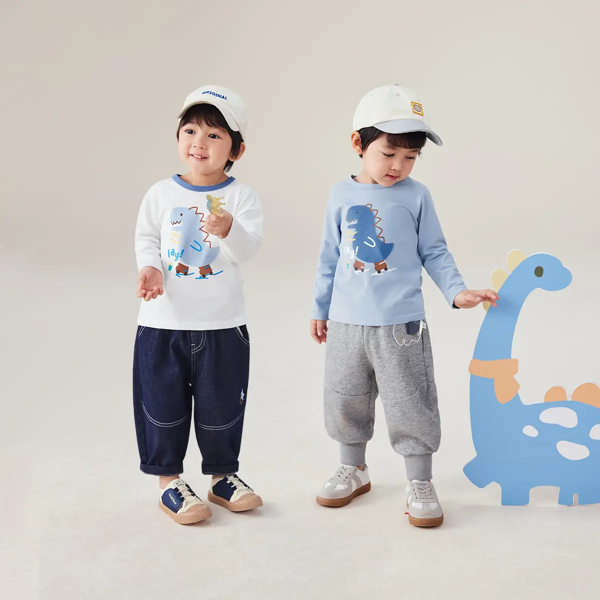 7A Antibacterial Cotton Long Sleeve T-Shirt for Boys 6Yr - Image 8