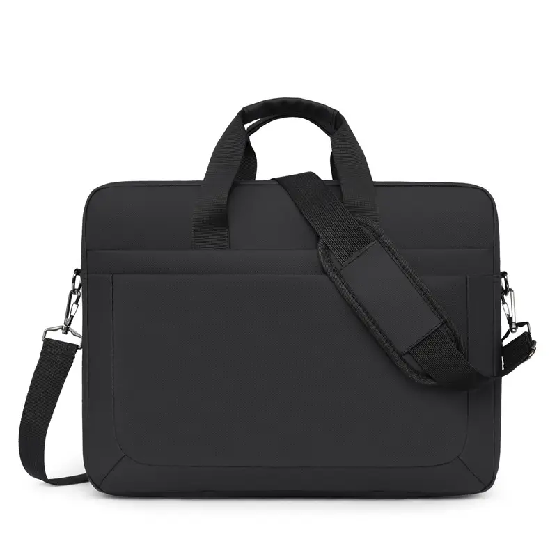 16.1inch Business Laptop Bag Black Shoulder Bag Large Capacity - Image 8