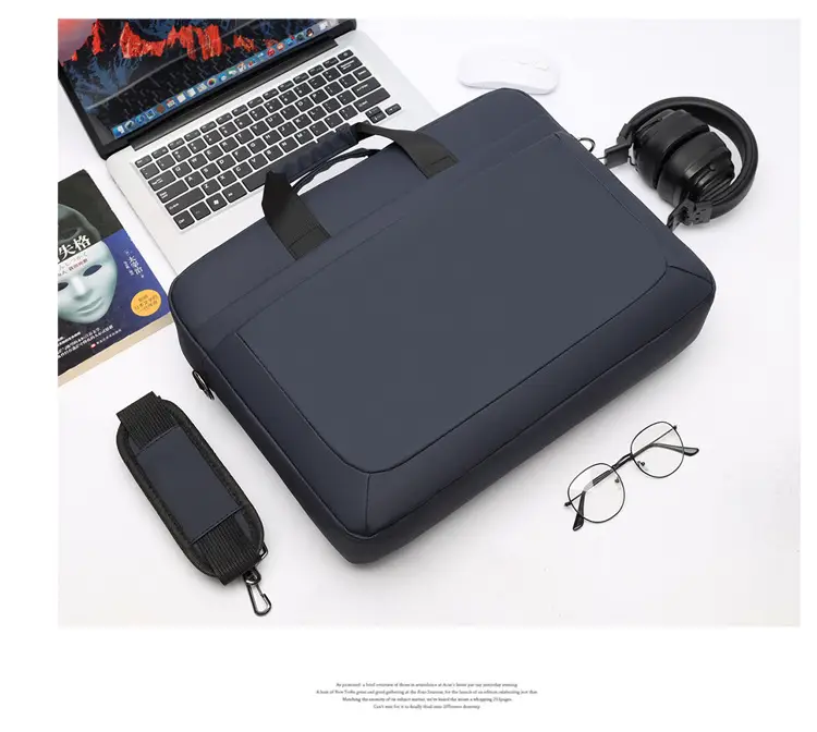 16.1inch Business Laptop Bag Black Shoulder Bag Large Capacity — feature 18