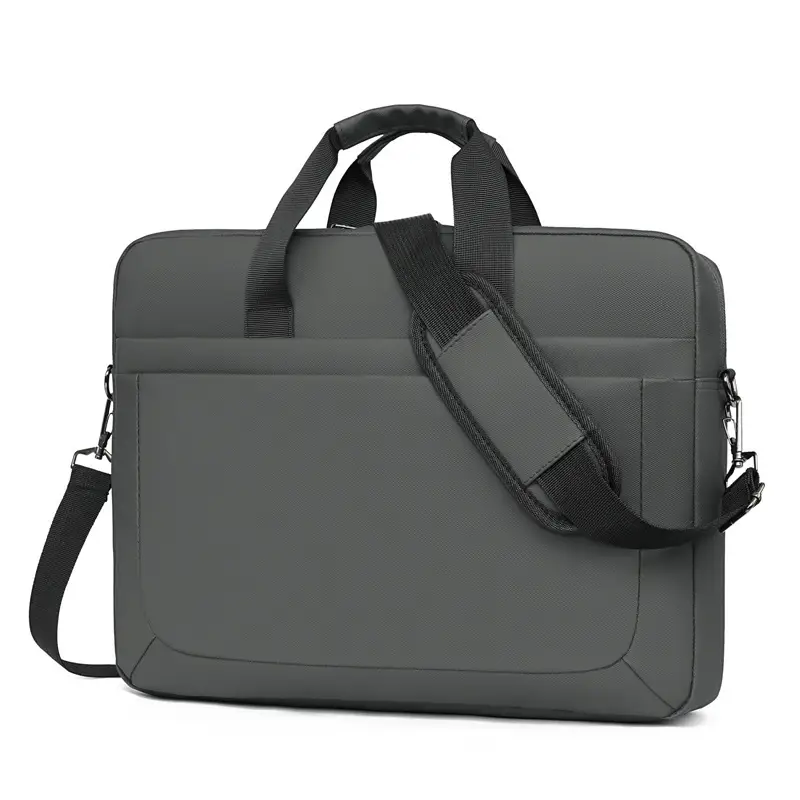 16.1inch Business Laptop Bag Black Shoulder Bag Large Capacity - Image 2