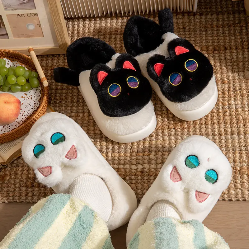 Cartoon Cartoon Slippers Women Winter Warm Plush - Image 7