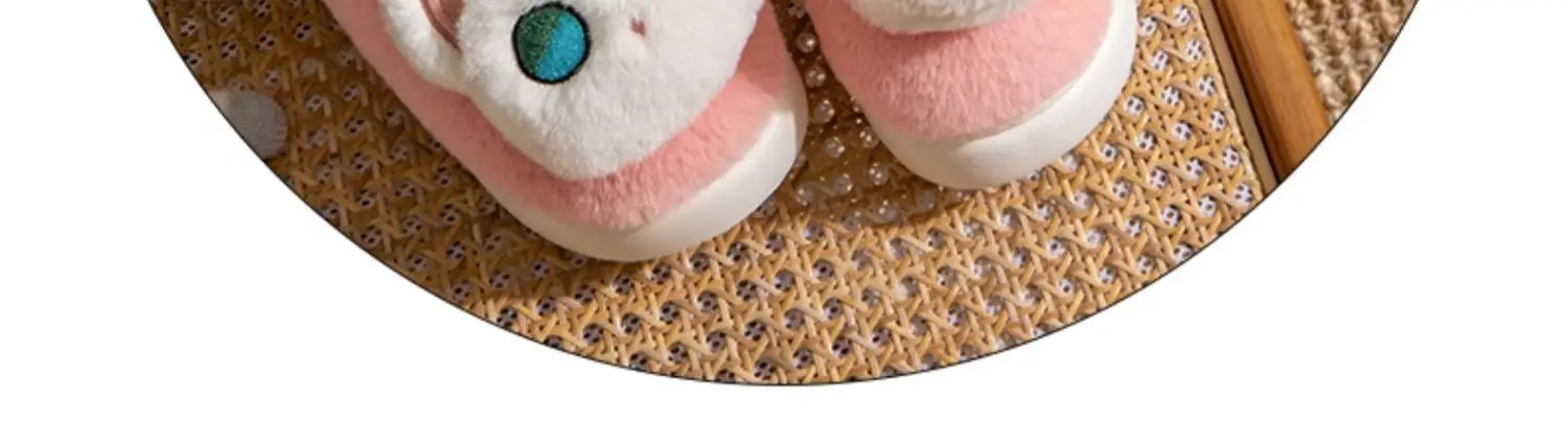 Cartoon Cartoon Slippers Women Winter Warm Plush — feature 4