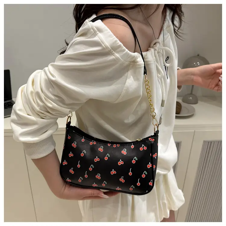 Sweet Cherry Print Shoulder Bag for Women — feature 19