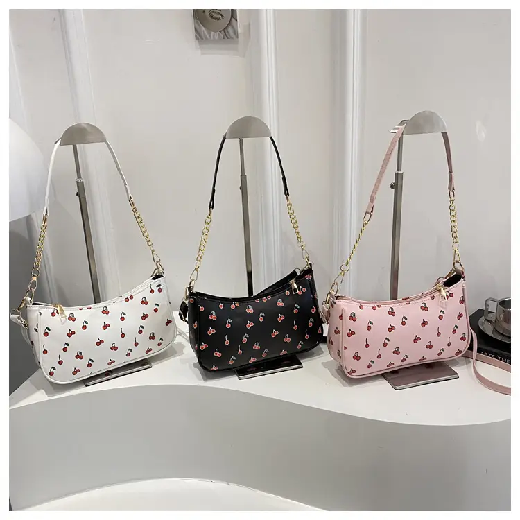 Sweet Cherry Print Shoulder Bag for Women — feature 23