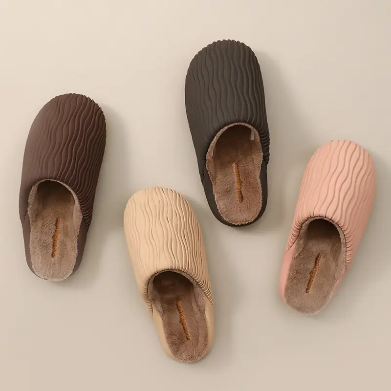 Waterproof Fleece Lined Slippers for Women Winter