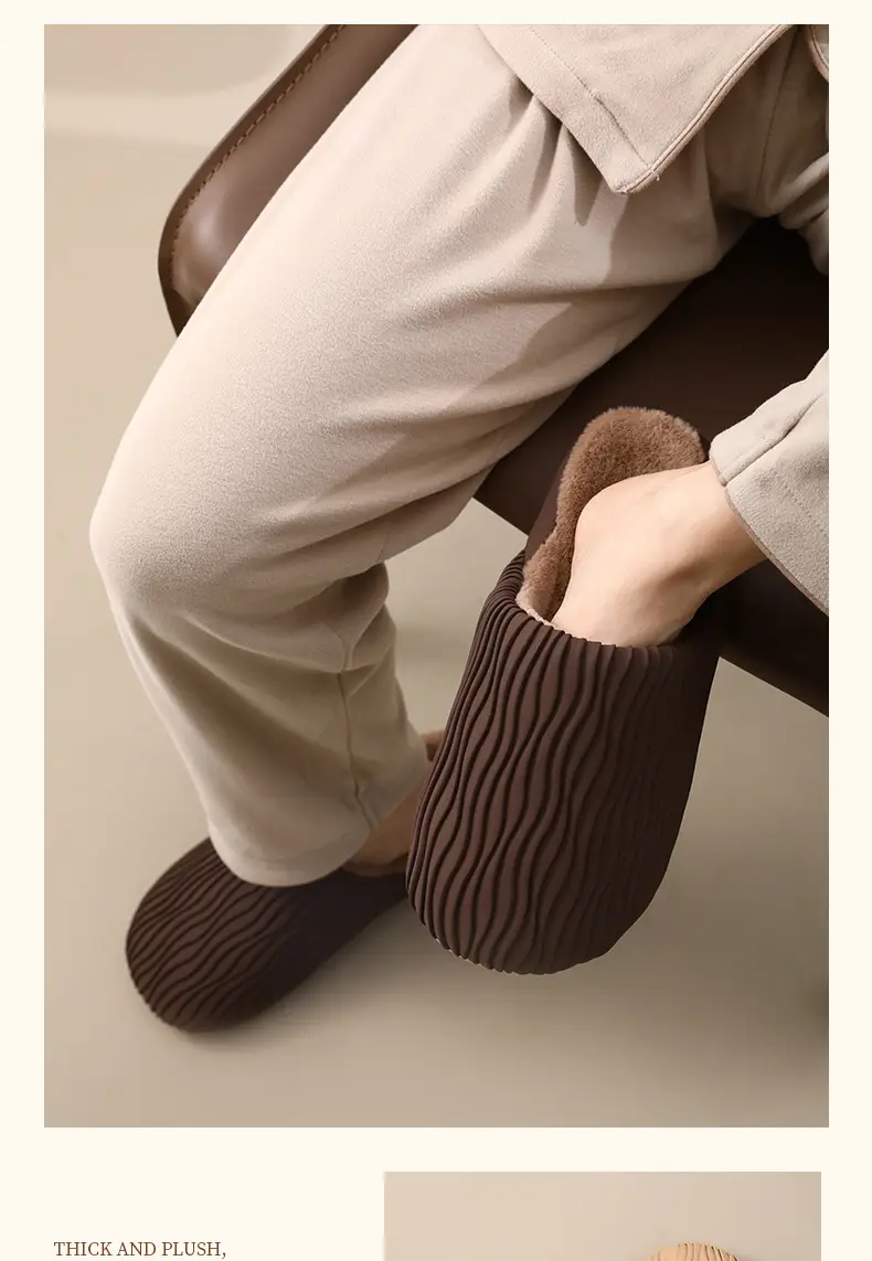 Waterproof Fleece Lined Slippers for Women Winter — feature 12