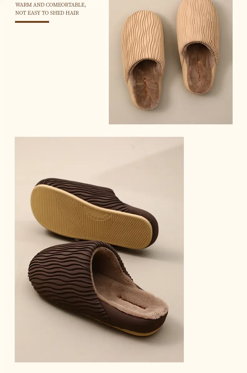 Waterproof Fleece Lined Slippers for Women Winter — feature 13