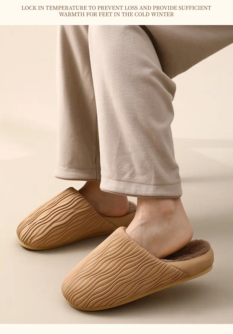 Waterproof Fleece Lined Slippers for Women Winter — feature 14