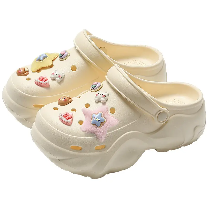 Women's Clogs with Cloud-Like Arch Support, Eva Thick-Soled Height-Increasing Slippers, Women's High-Heeled Sandals Wholesale - Image 35
