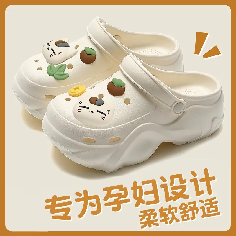Women's Clogs with Cloud-Like Arch Support, Eva Thick-Soled Height-Increasing Slippers, Women's High-Heeled Sandals Wholesale - Image 16