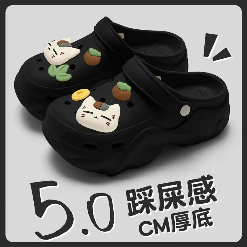 Women's Clogs with Cloud-Like Arch Support, Eva Thick-Soled Height-Increasing Slippers, Women's High-Heeled Sandals Wholesale - Image 17