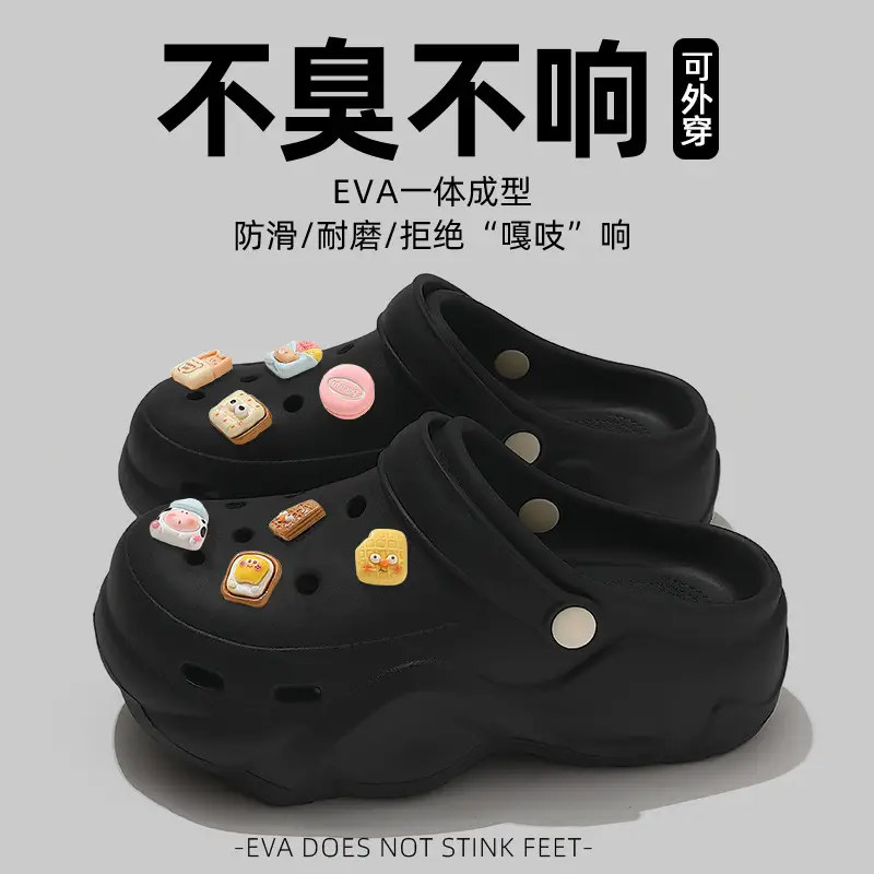 Women's Clogs with Cloud-Like Arch Support, Eva Thick-Soled Height-Increasing Slippers, Women's High-Heeled Sandals Wholesale - Image 7