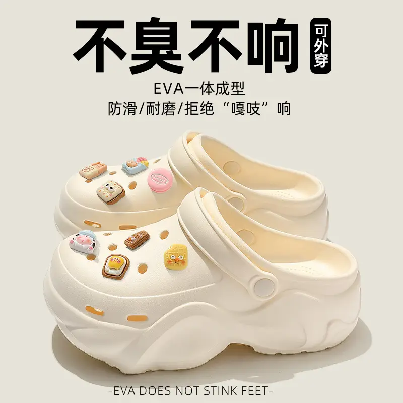 Women's Clogs with Cloud-Like Arch Support, Eva Thick-Soled Height-Increasing Slippers, Women's High-Heeled Sandals Wholesale - Image 8