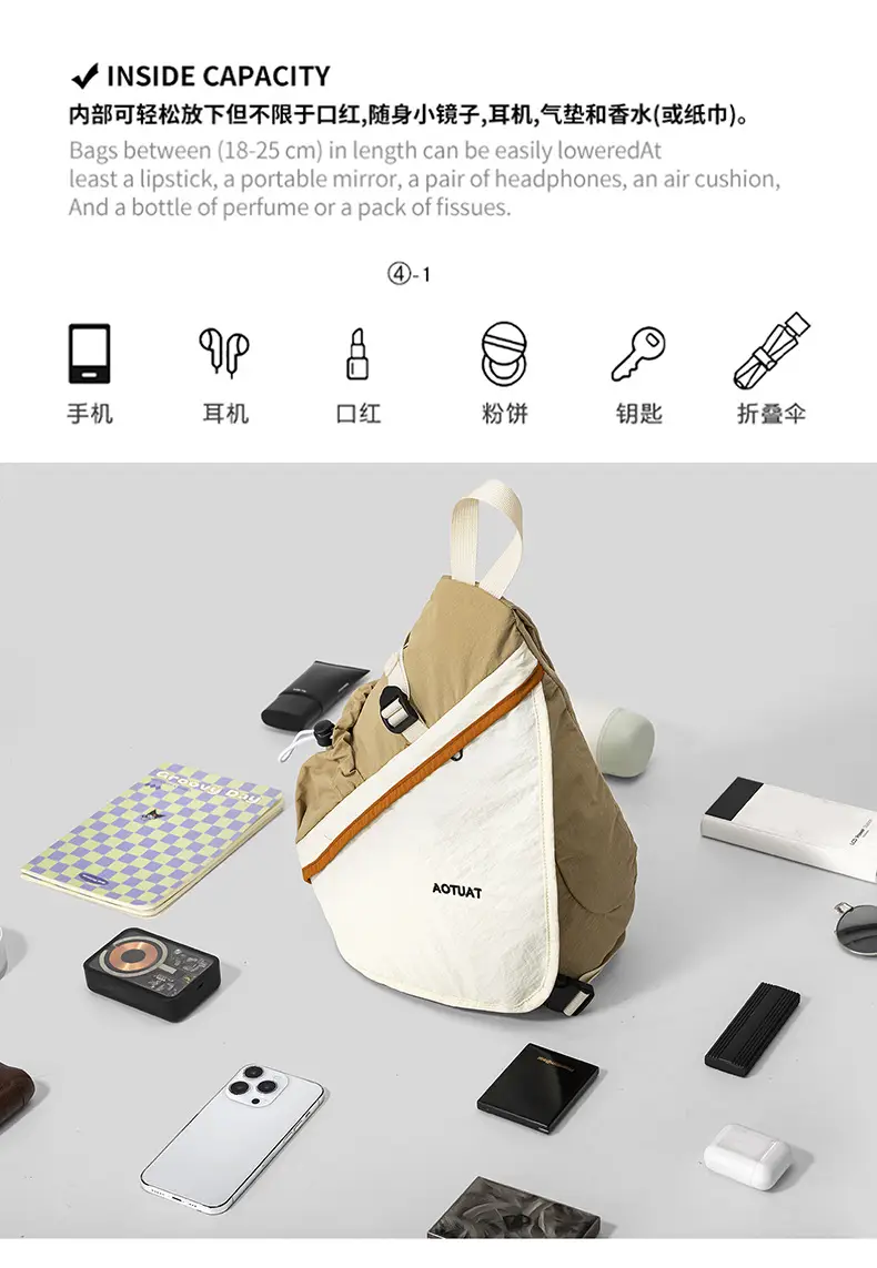 Lightweight Japanese Crossbody Bag for Women — feature 10